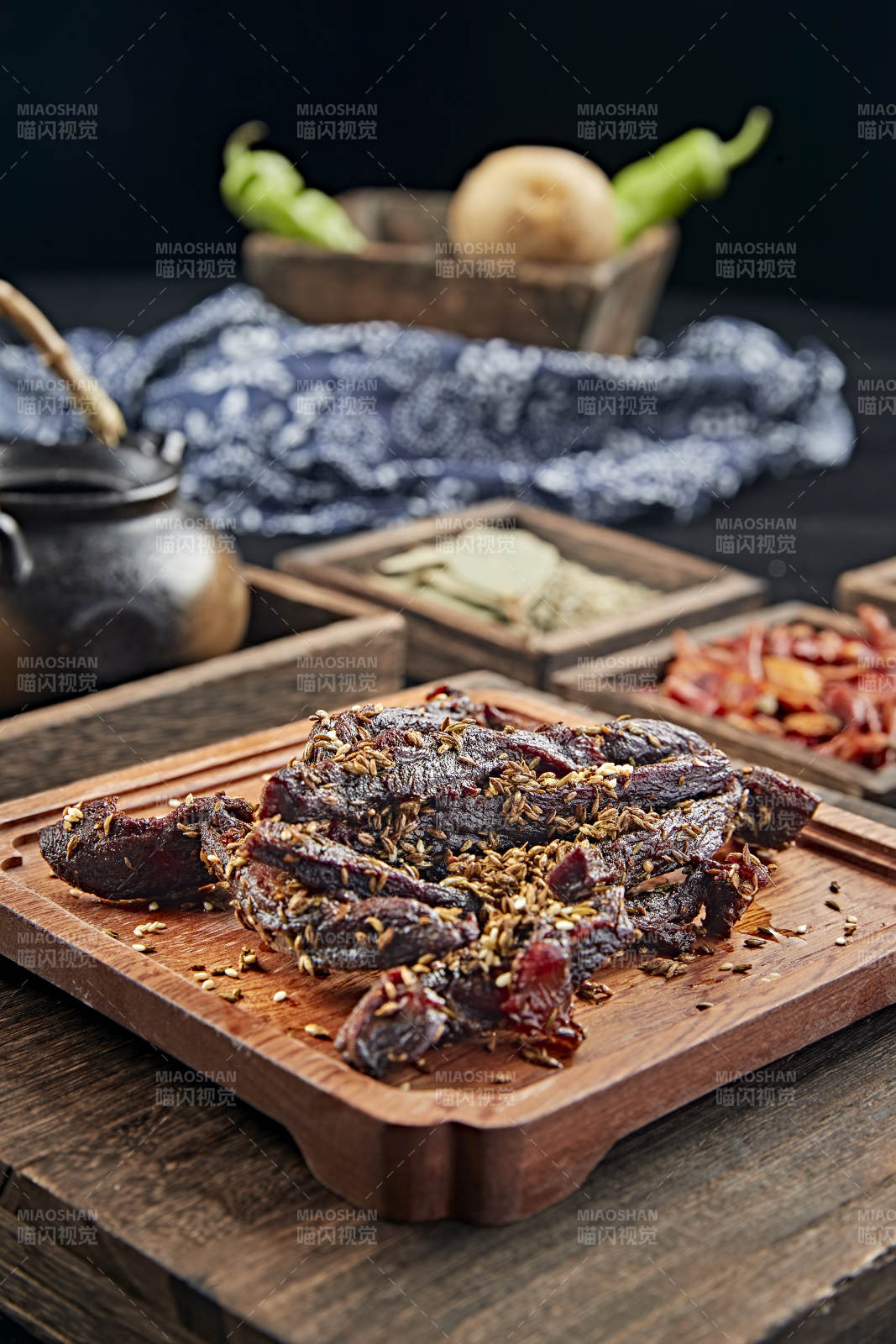 炭烤草原蒙古族风干牛肉