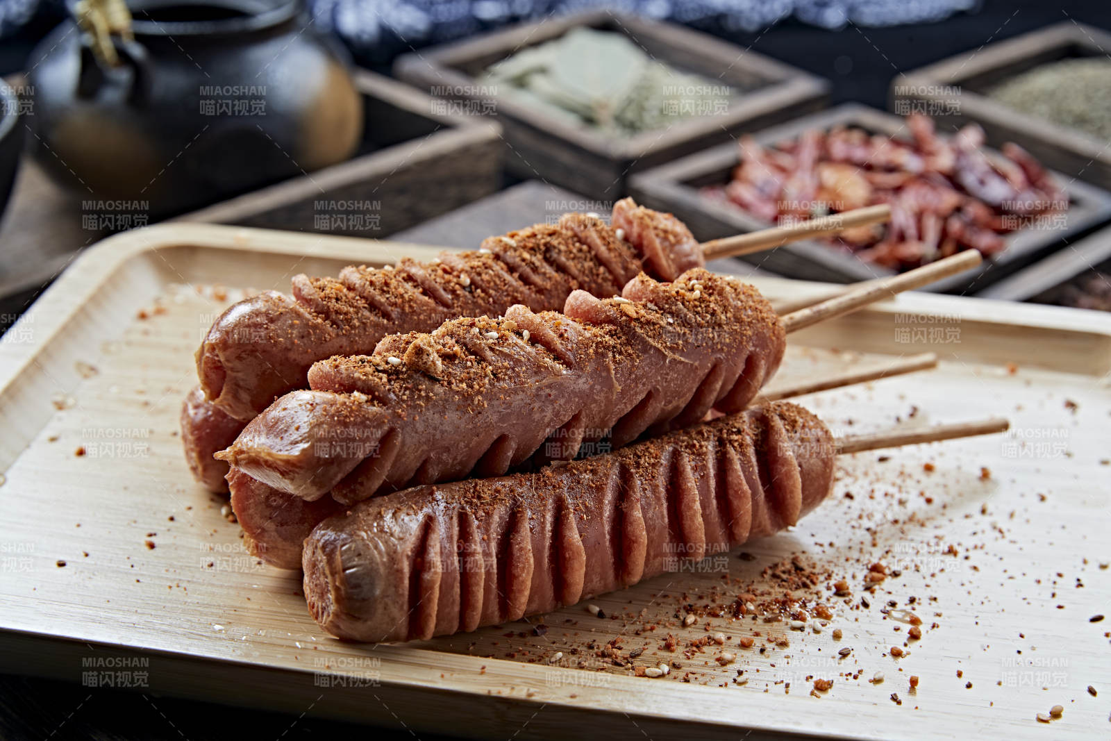 美味炭烤台湾香肠