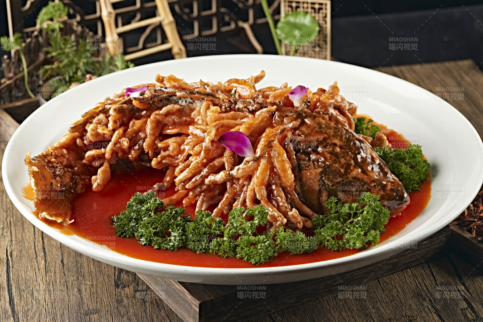 河北名菜金毛狮子鱼