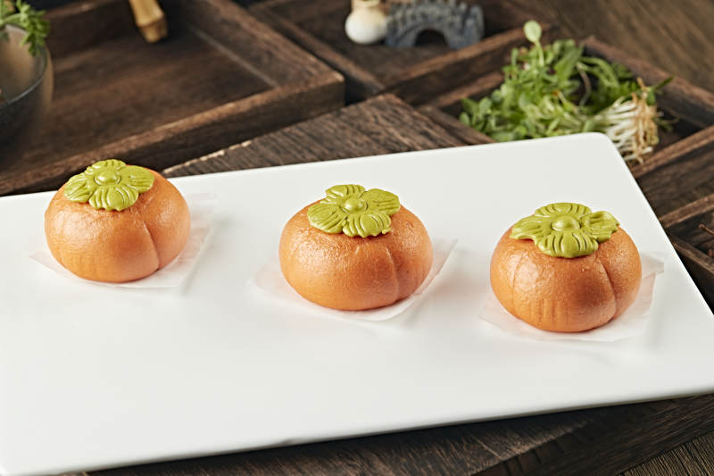 小吃面点南瓜流沙包