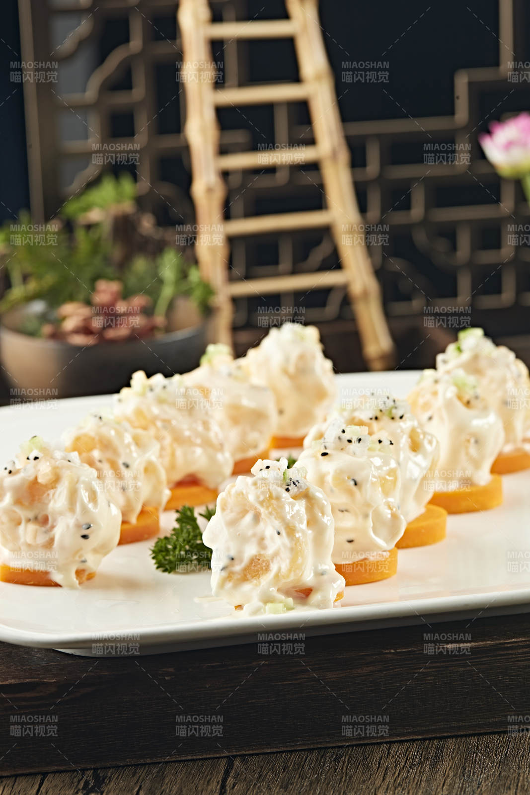 新派川菜芝士大虾球