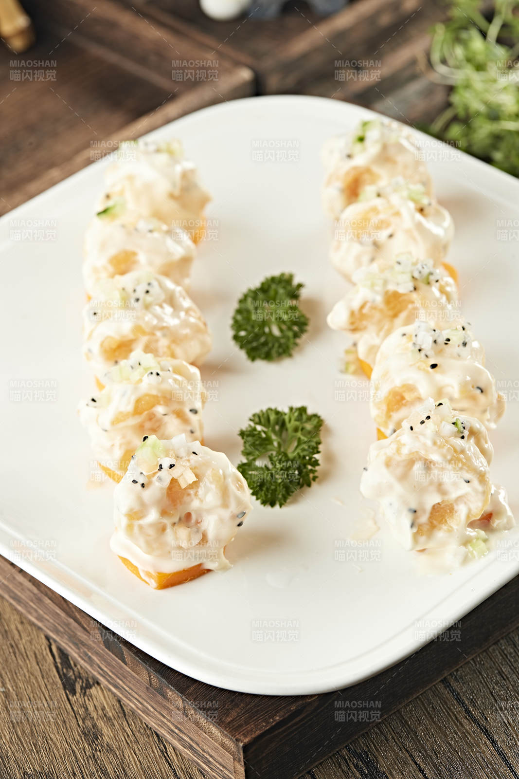 新派川菜芝士大虾球