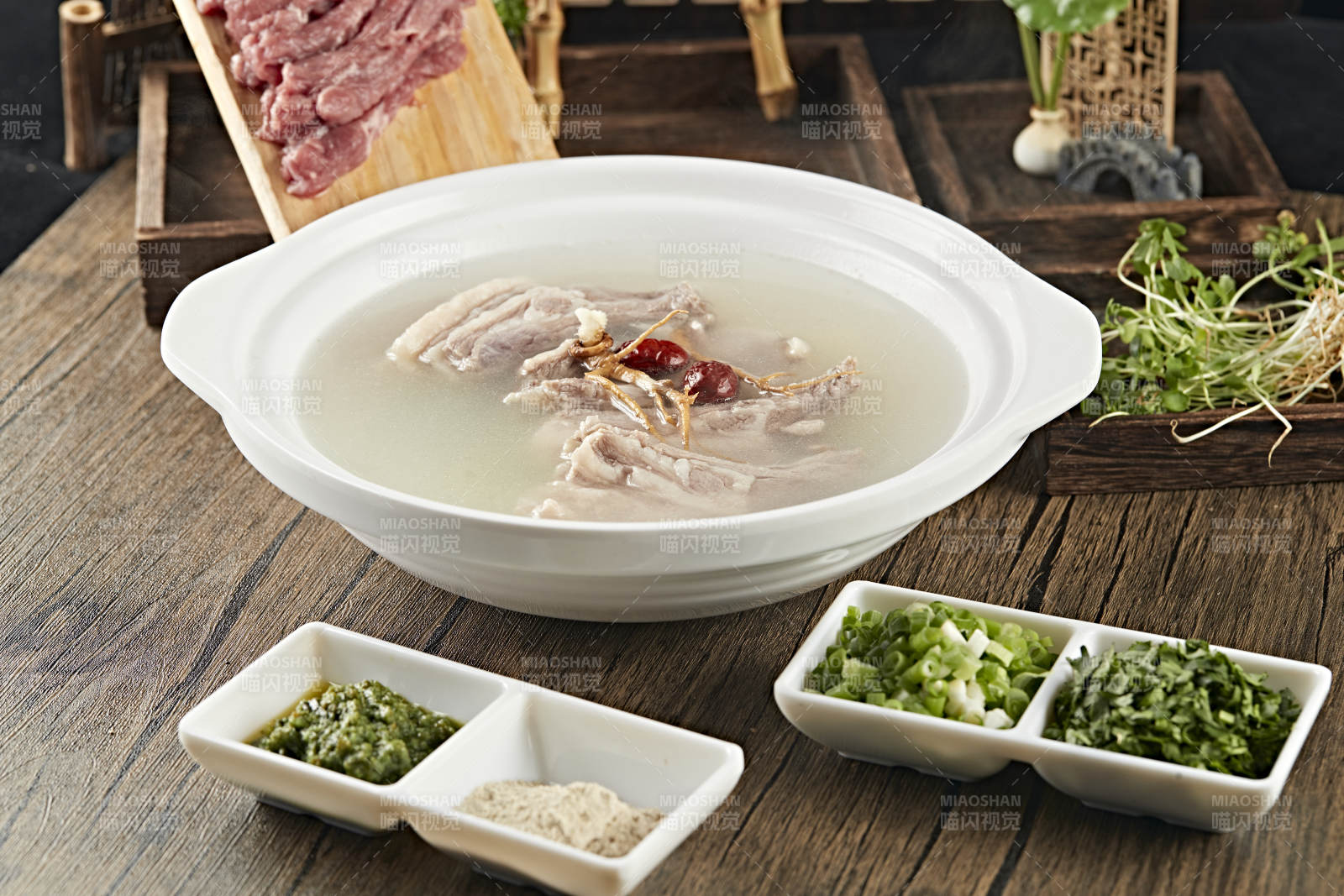 養生砂鍋羊排枸杞黨參湯