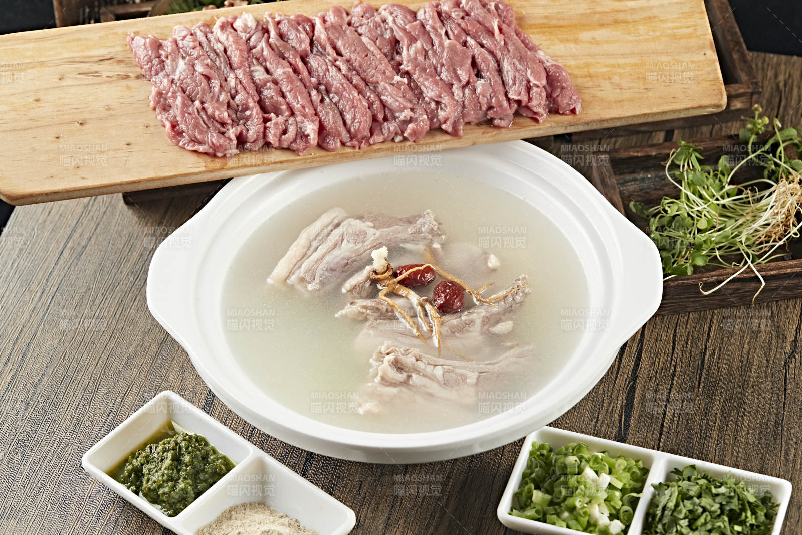 養生砂鍋羊排枸杞黨參湯