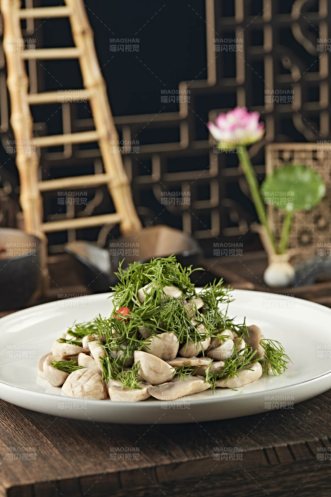 茴香碎涼拌塞外口蘑