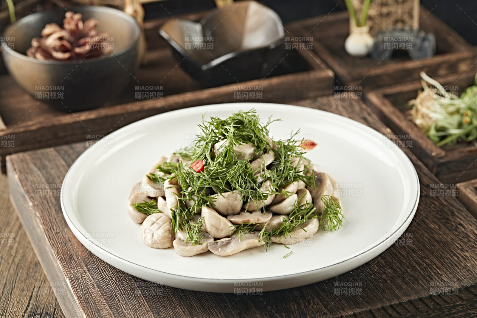 茴香碎涼拌塞外口蘑