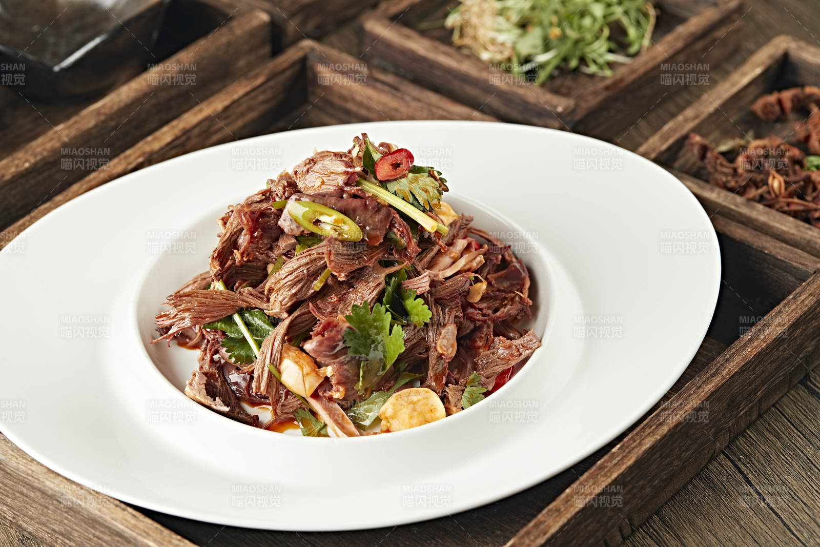 美味凉菜手撕驴肉