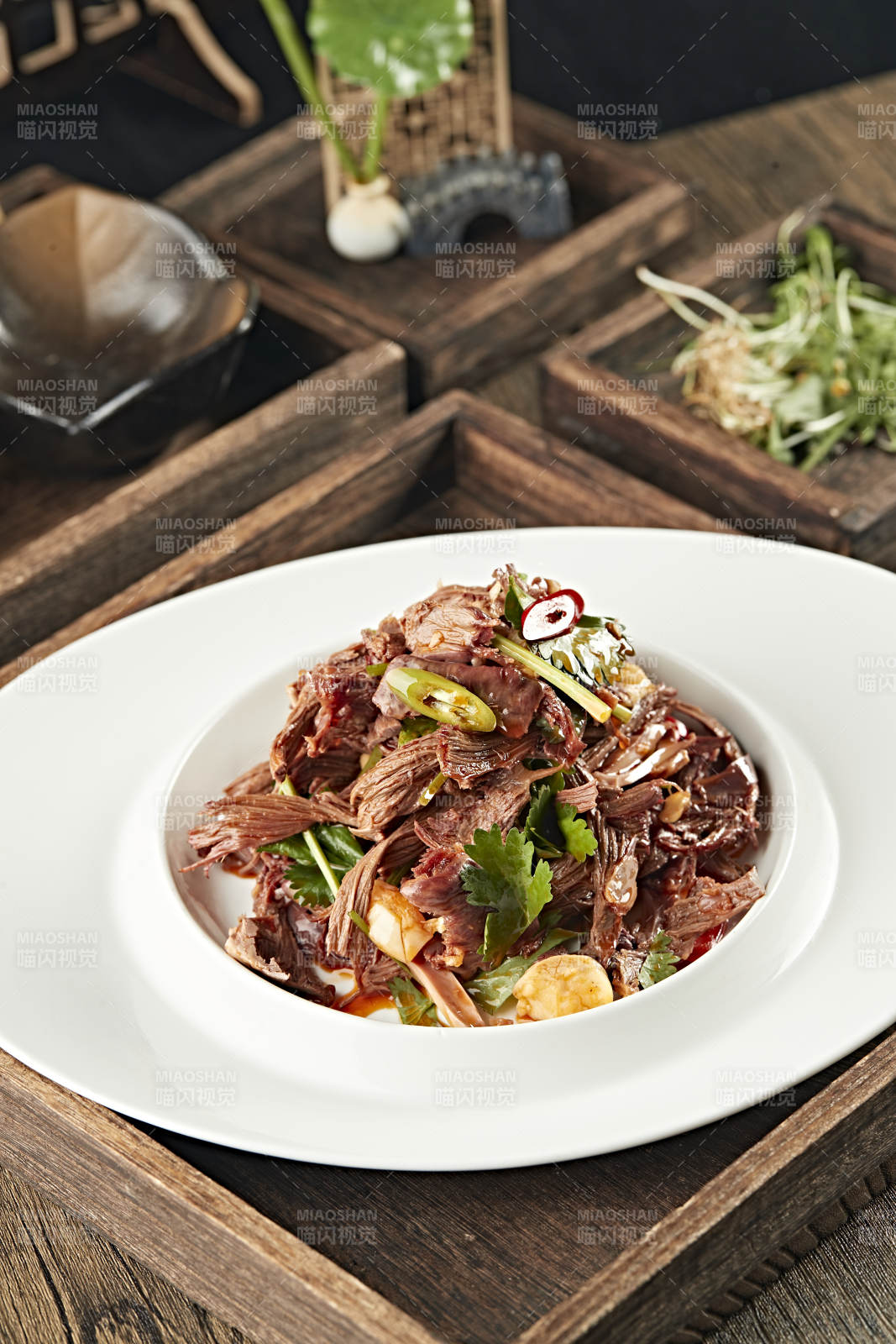 美味凉菜手撕驴肉