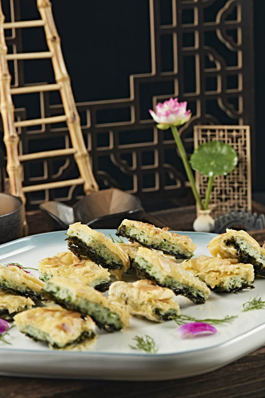 海苔紫菜蕨菜杏仁饼