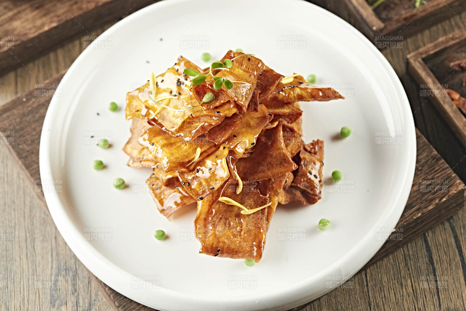 油炸拔絲紅薯片