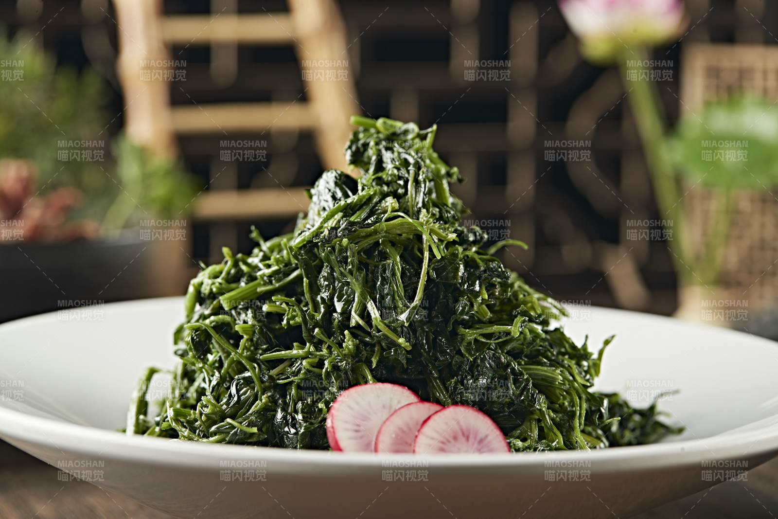 涼拌野生健康野生蕨菜