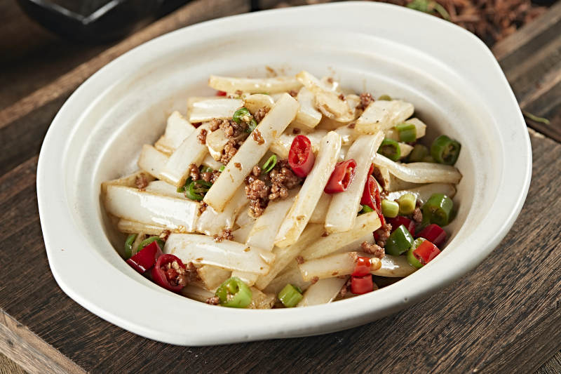 砂锅米椒肉沫大白菜