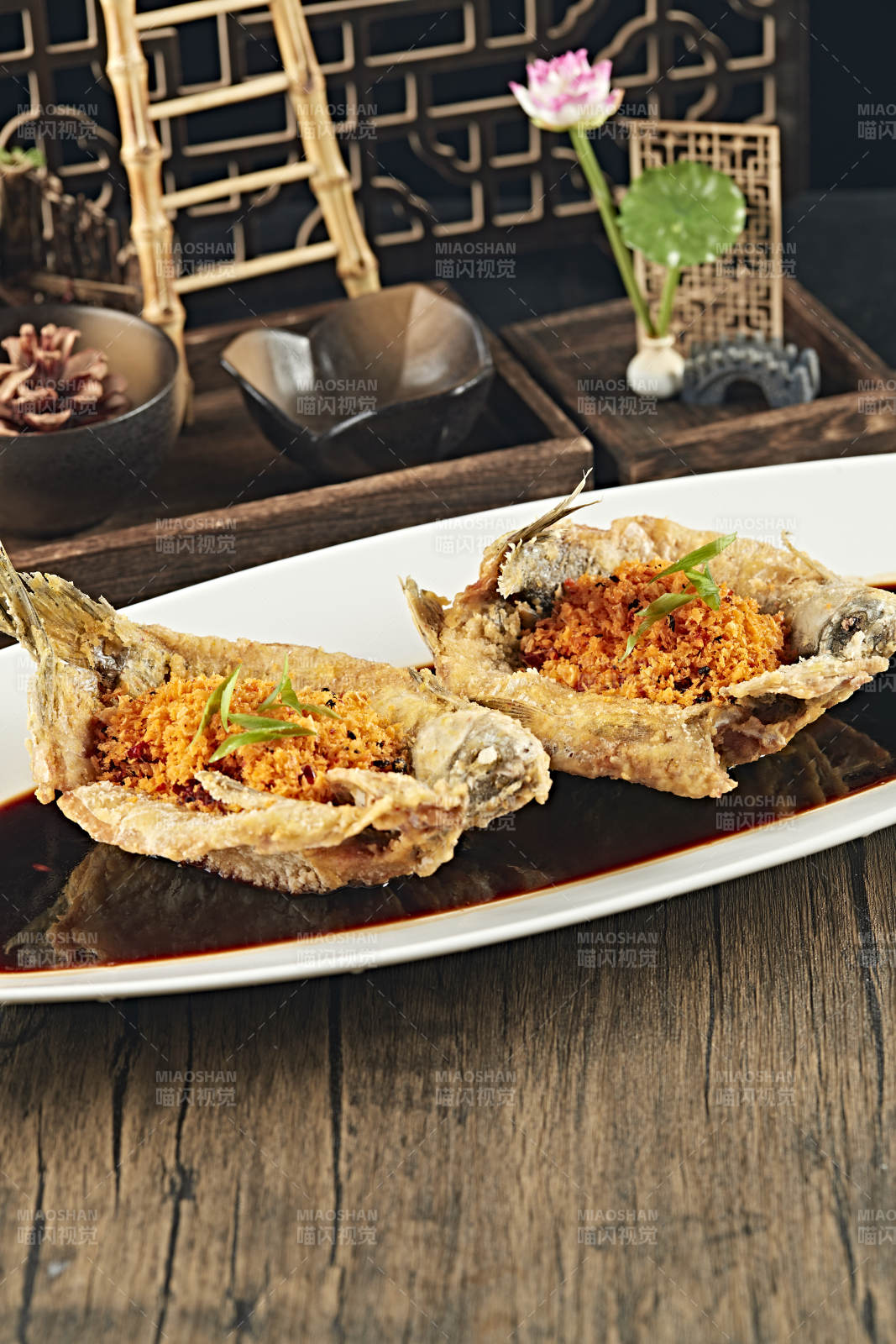 油炸金盞野生高背鯽魚