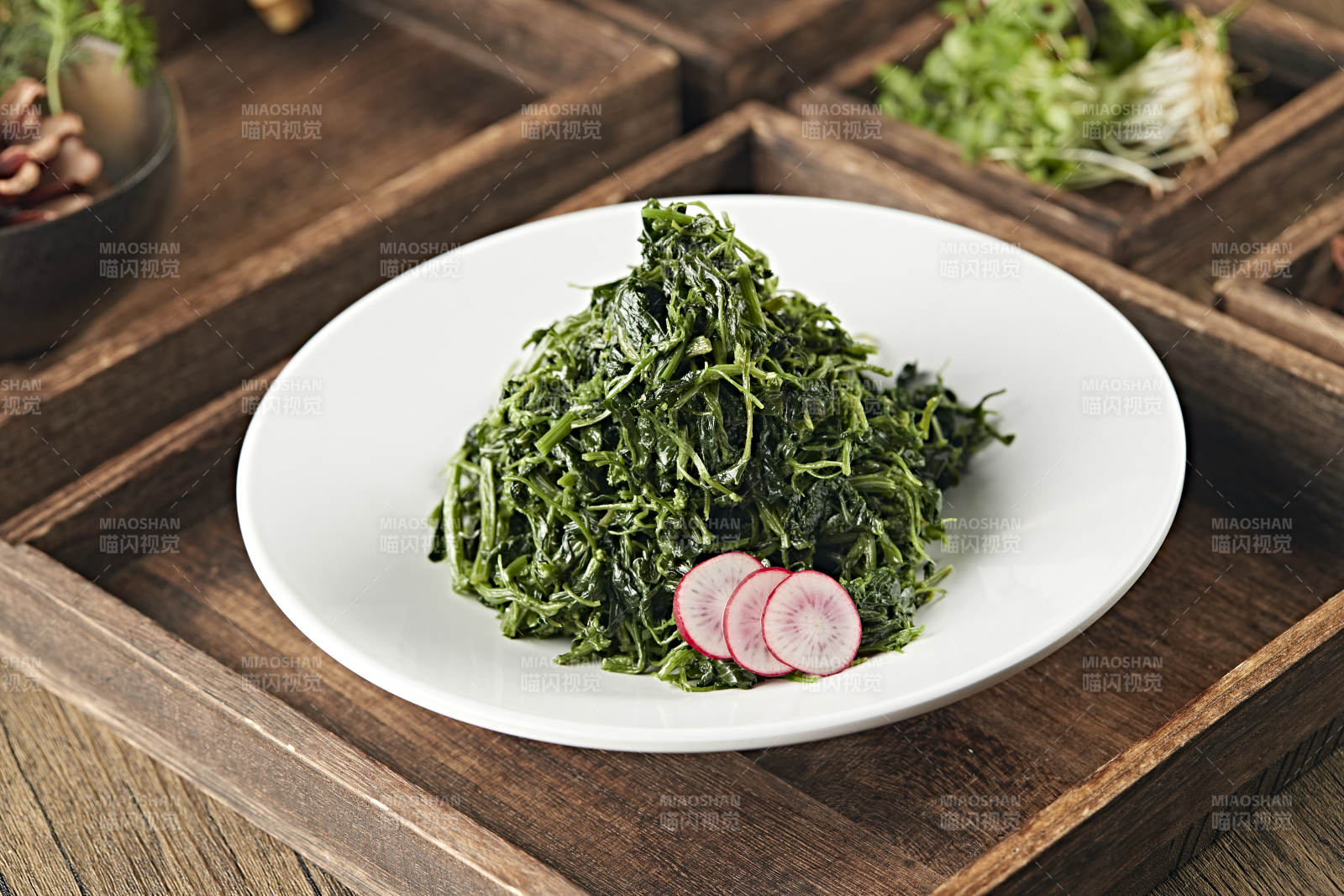 涼拌野生健康野生蕨菜