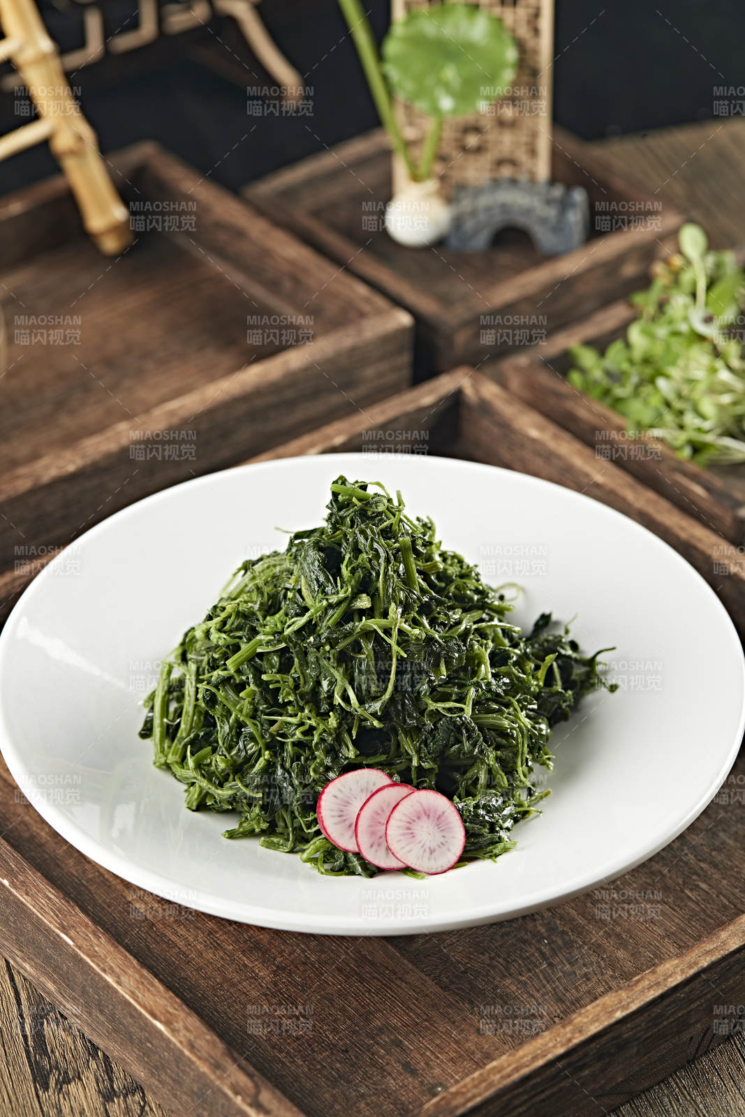 涼拌野生健康野生蕨菜