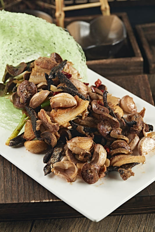 油炸毛蒜豬五花小腰片豬脾片