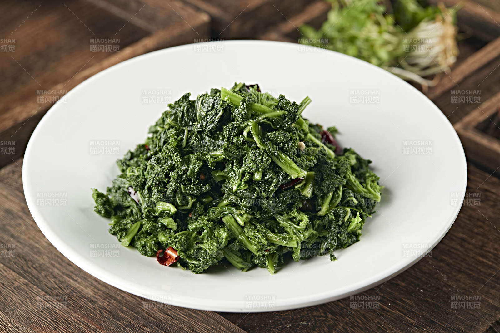 涼拌野生蕨菜貓爪菜