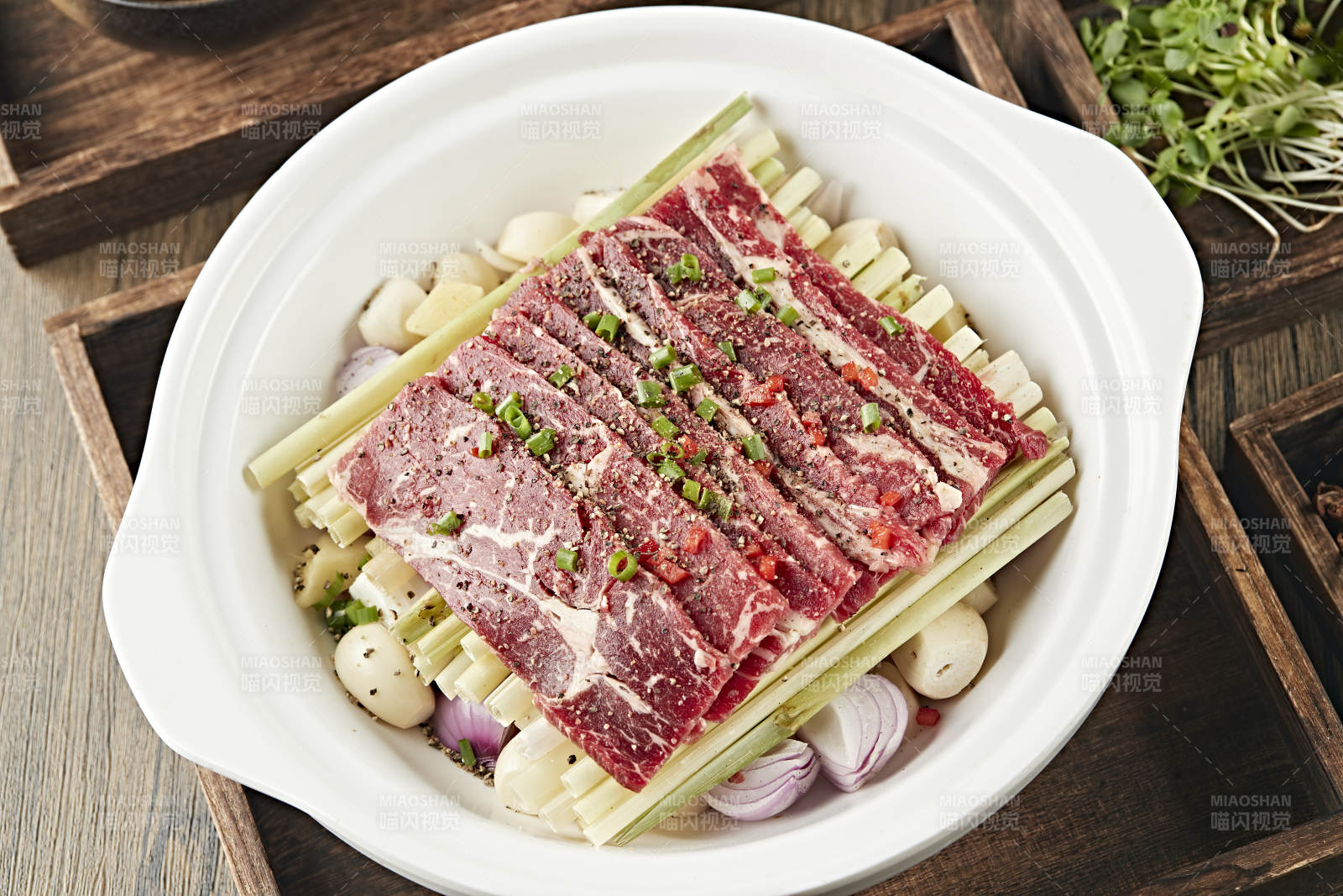 砂锅香茅日式雪花肥牛