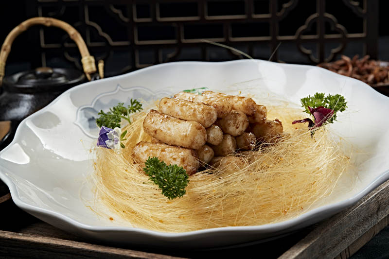 油炸蜜汁马牙长山药