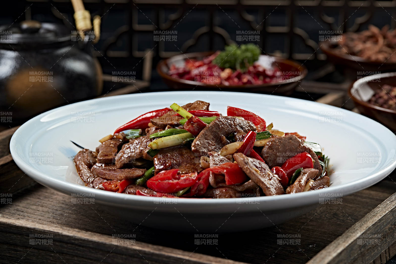 湘味青紅椒蒜苗溜豬肝