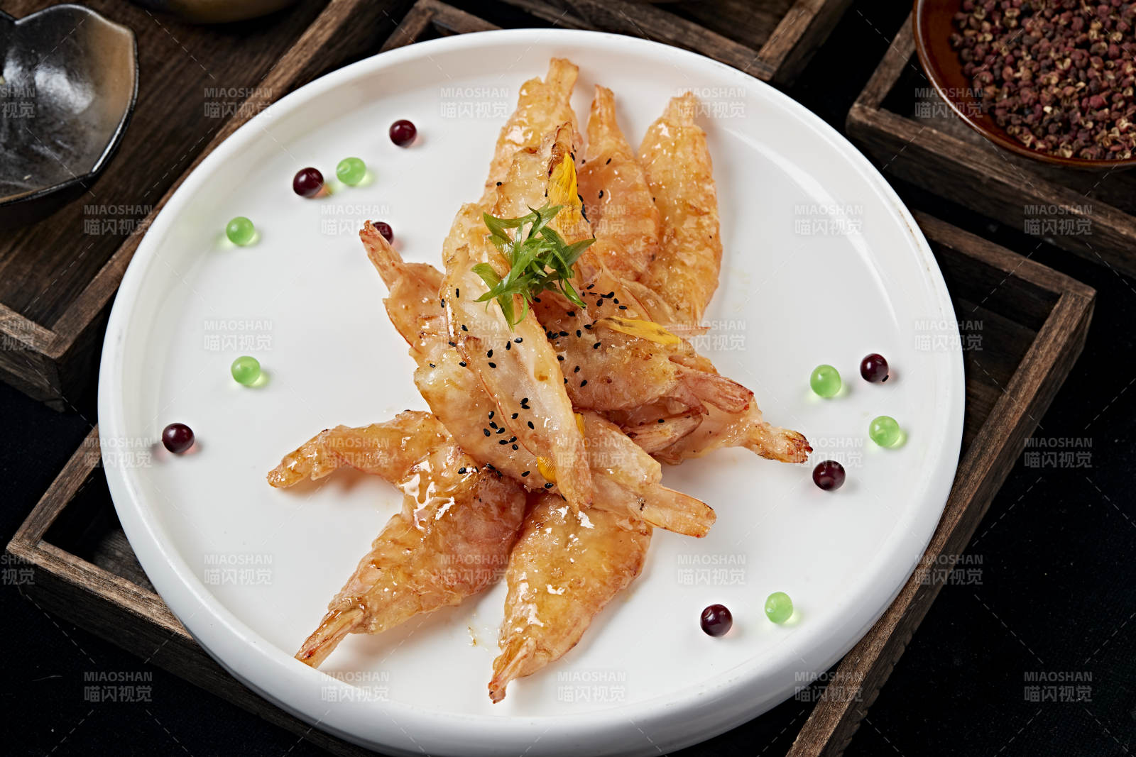 油炸糖醋开背大明虾