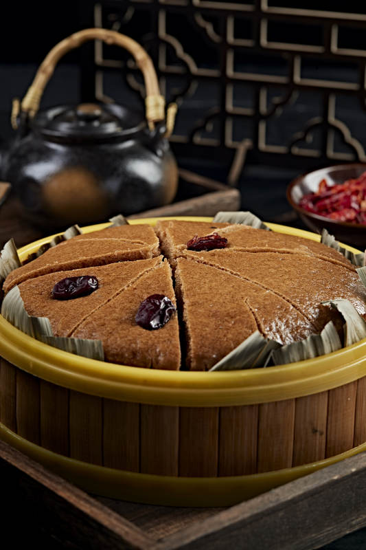 美味香蒸蜂蜜红糖红枣糕