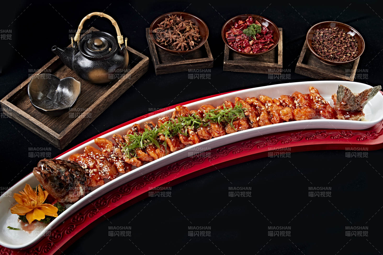 油炸糖醋鲈鱼段