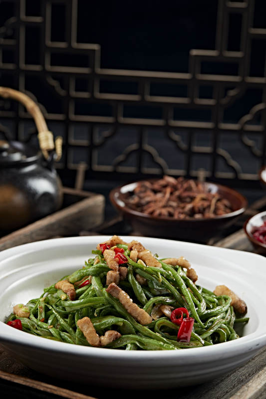 辣炒肉丝豇豆角