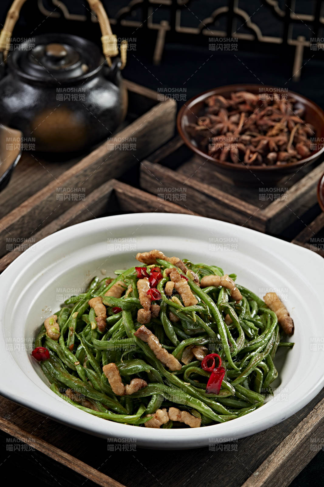 辣炒肉丝豇豆角