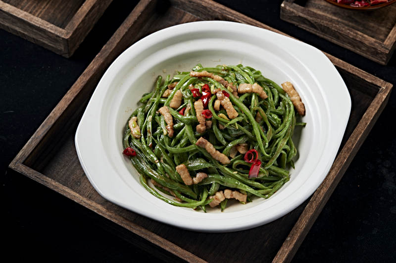 辣炒肉絲豇豆角