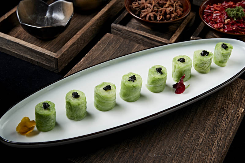 黑松露水煮包菜卷