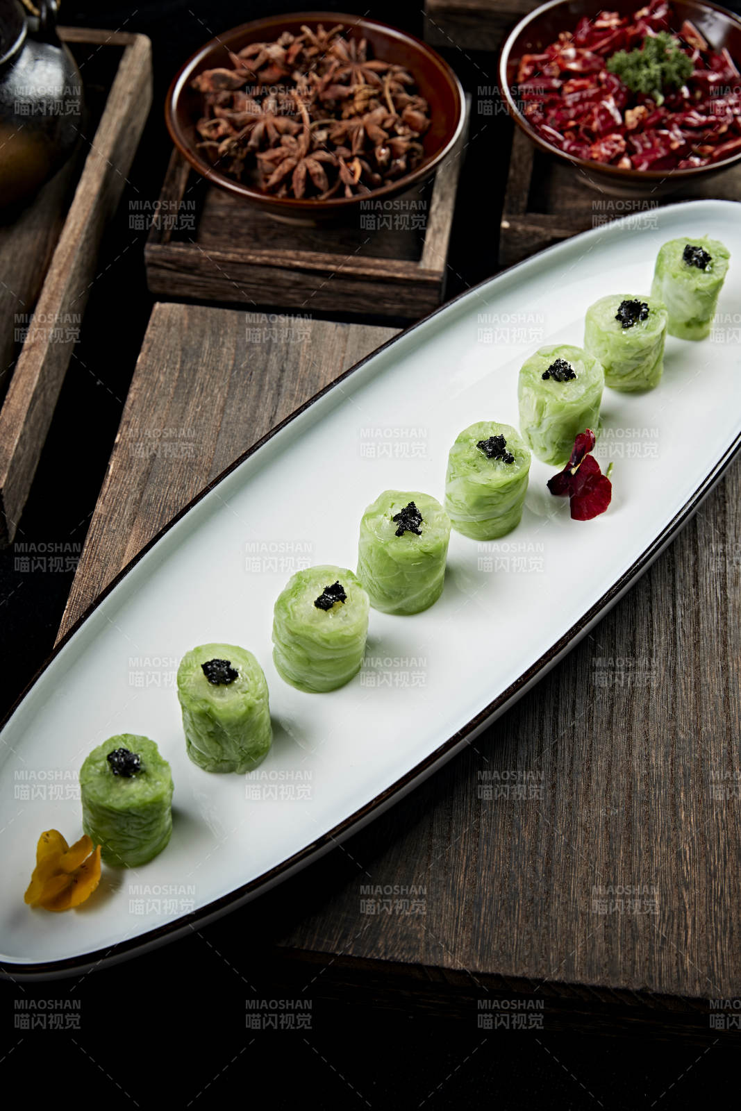 黑松露水煮包菜卷