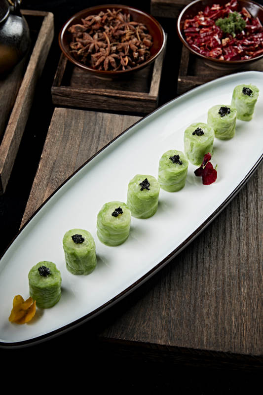 黑松露水煮包菜卷