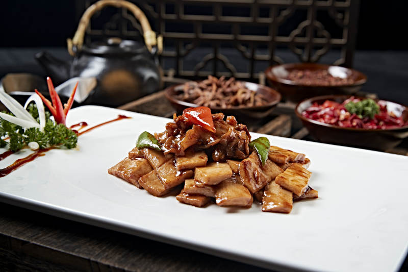 酱爆螺片杏鲍菇片