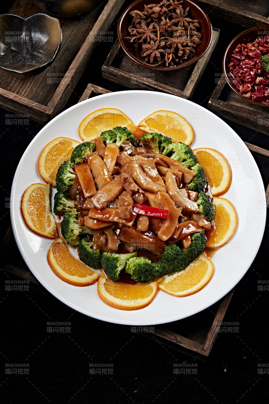 鹵菜蔥燒海參皮