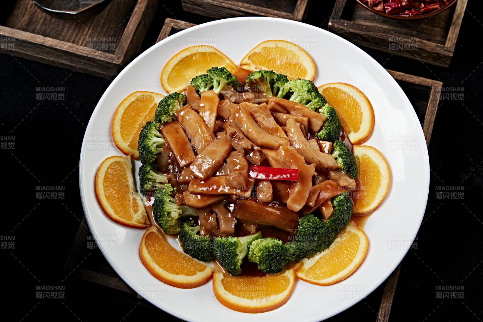 鹵菜蔥燒海參皮