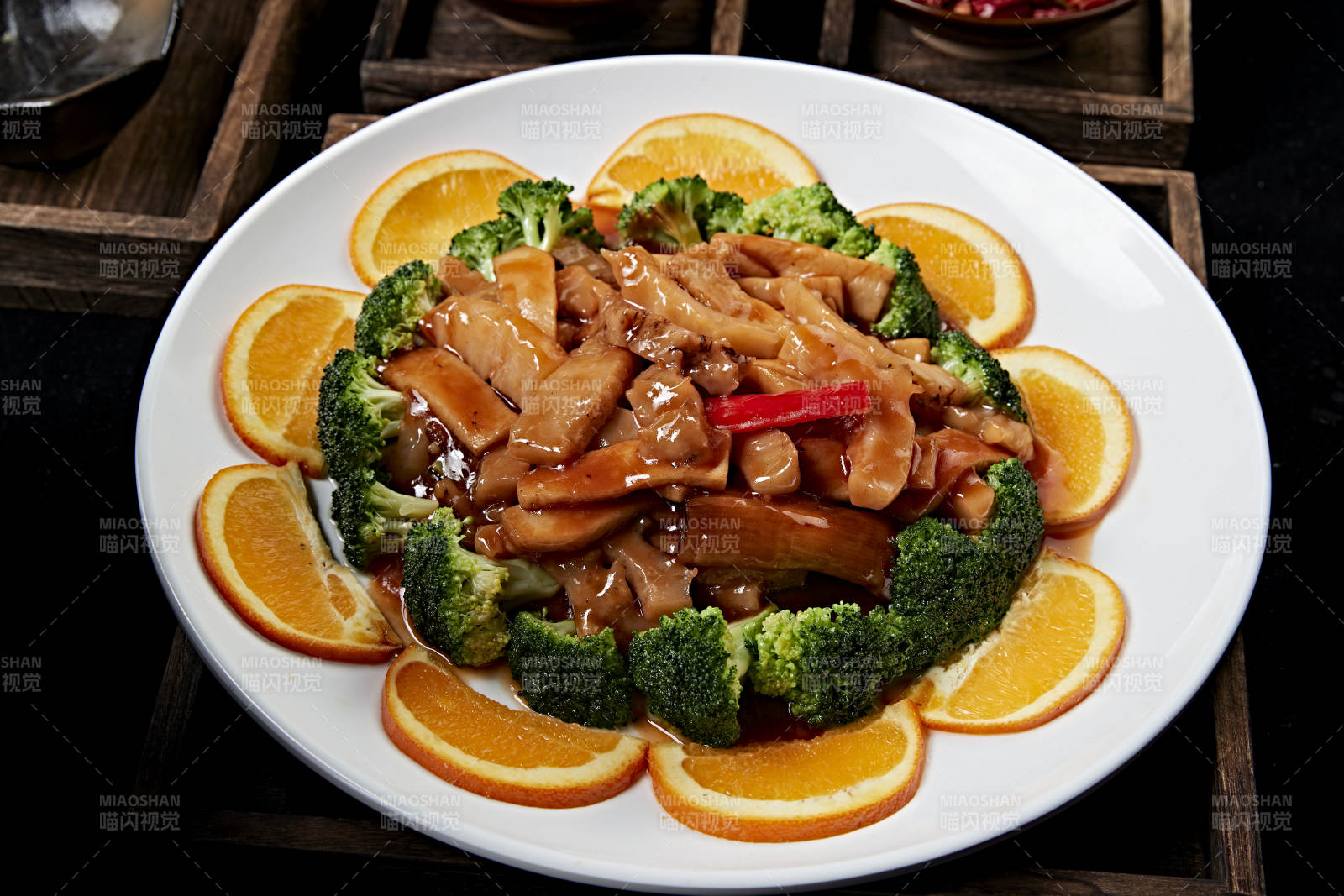 鹵菜蔥燒海參皮