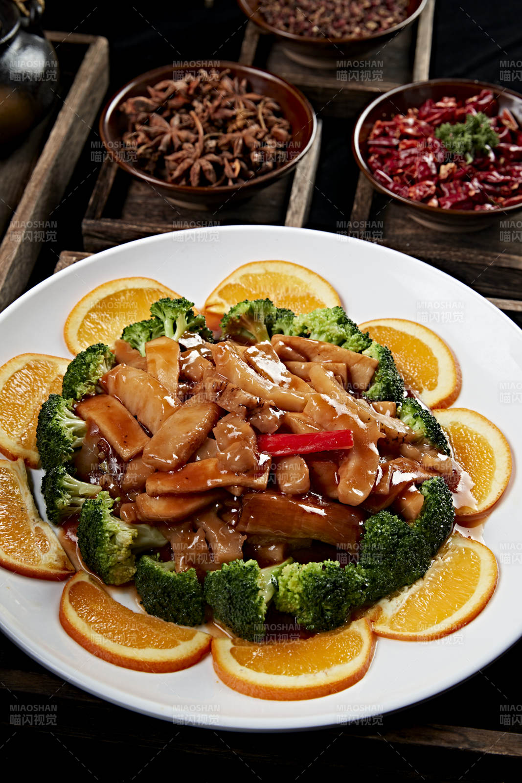 鹵菜蔥燒海參皮