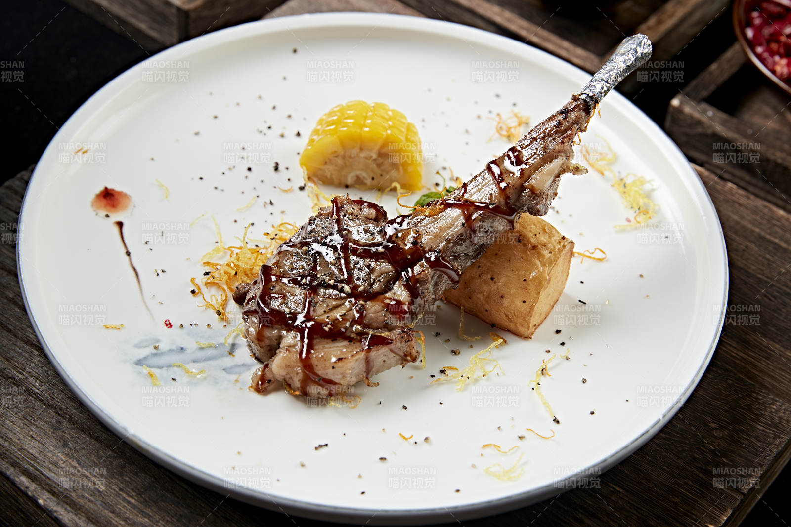 铁板波尔多法式铁板羊排