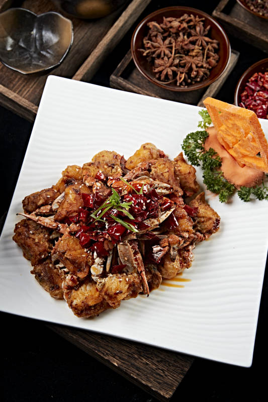 婚宴菜品蔥姜炒蟹