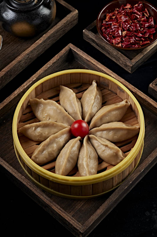 熱騰騰的莜面蒸餃