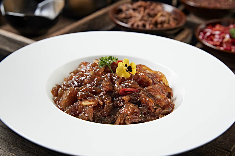 美味红油凉拌老醋蛰头