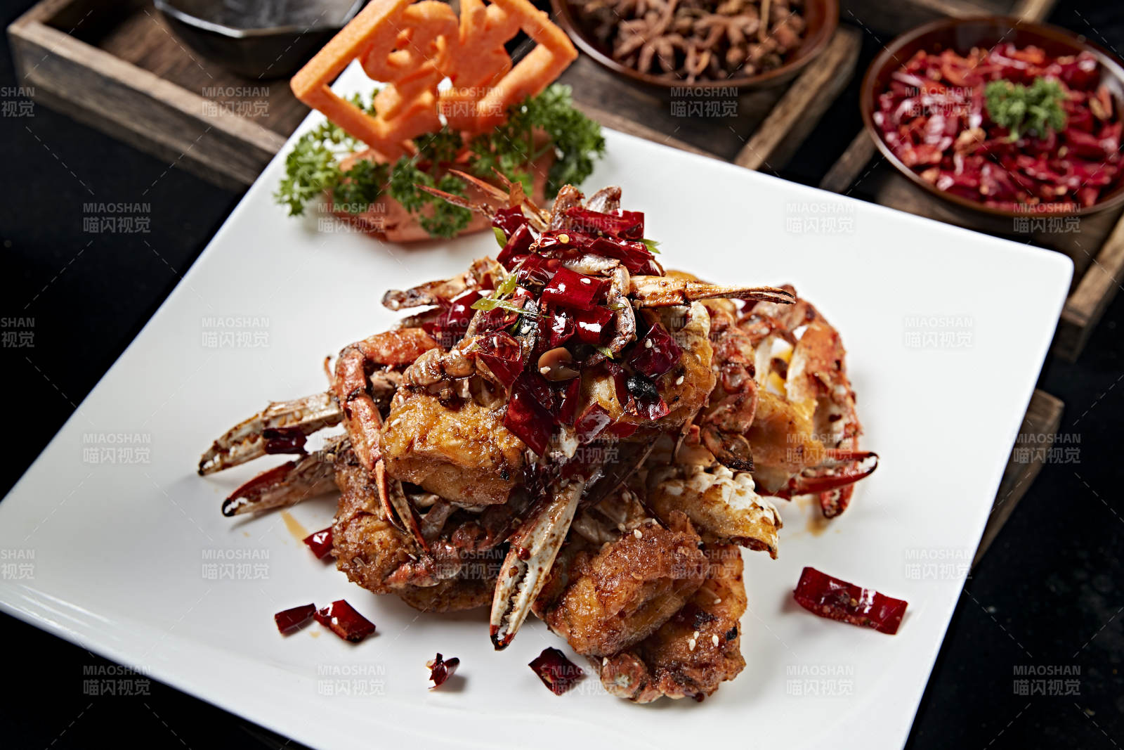 婚宴菜品蔥姜炒蟹