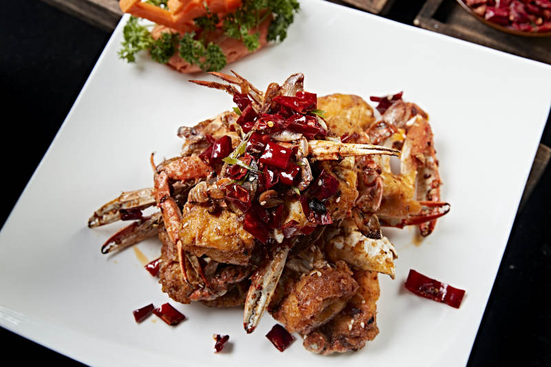 婚宴菜品蔥姜炒蟹