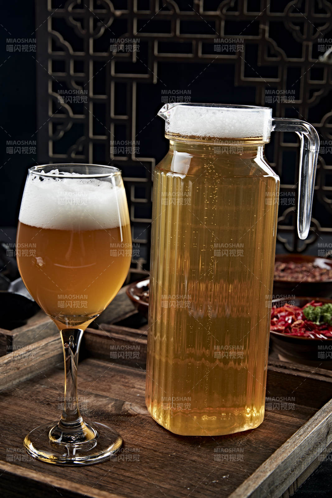 夏日清凉饮品啤酒