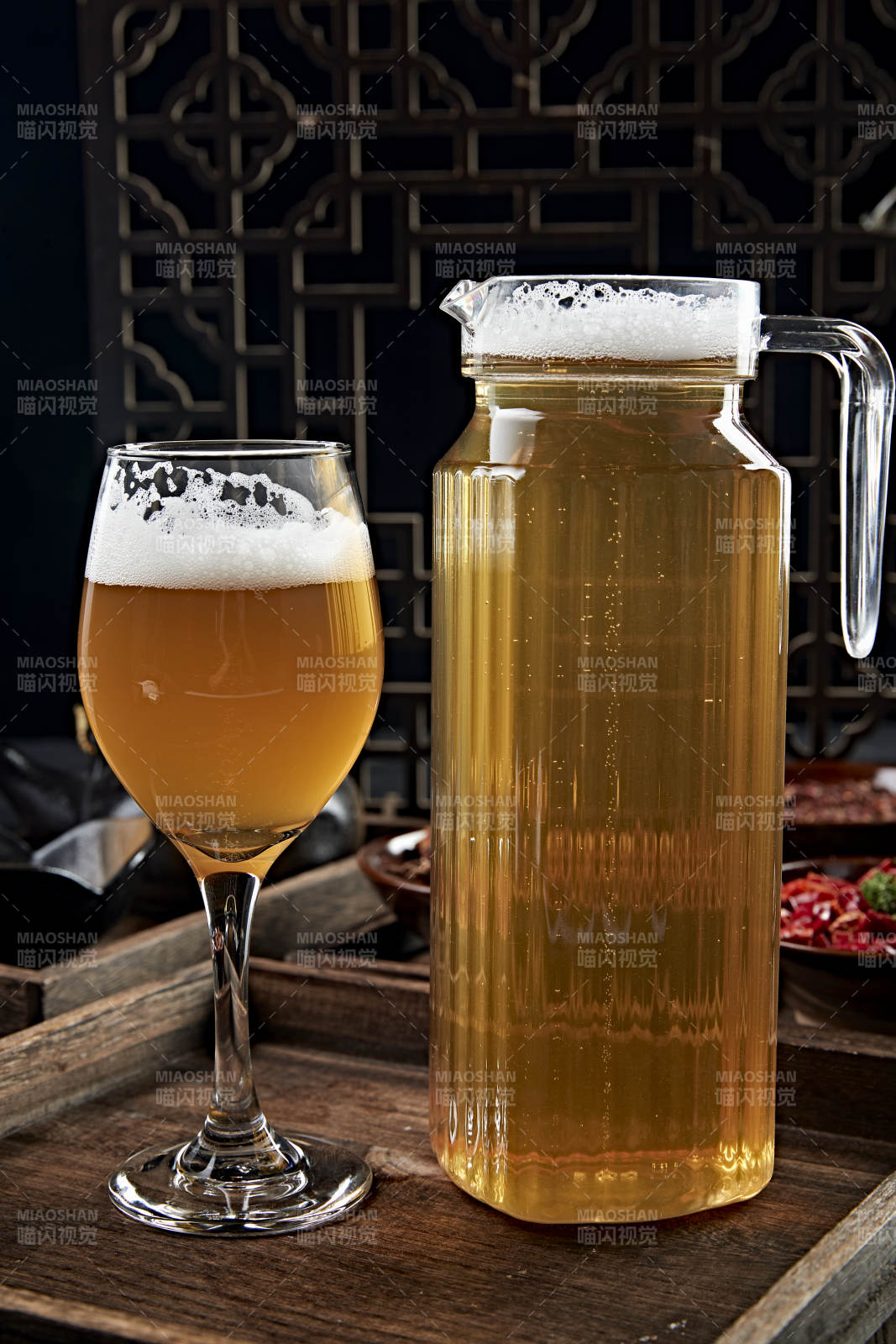 夏日清凉饮品啤酒