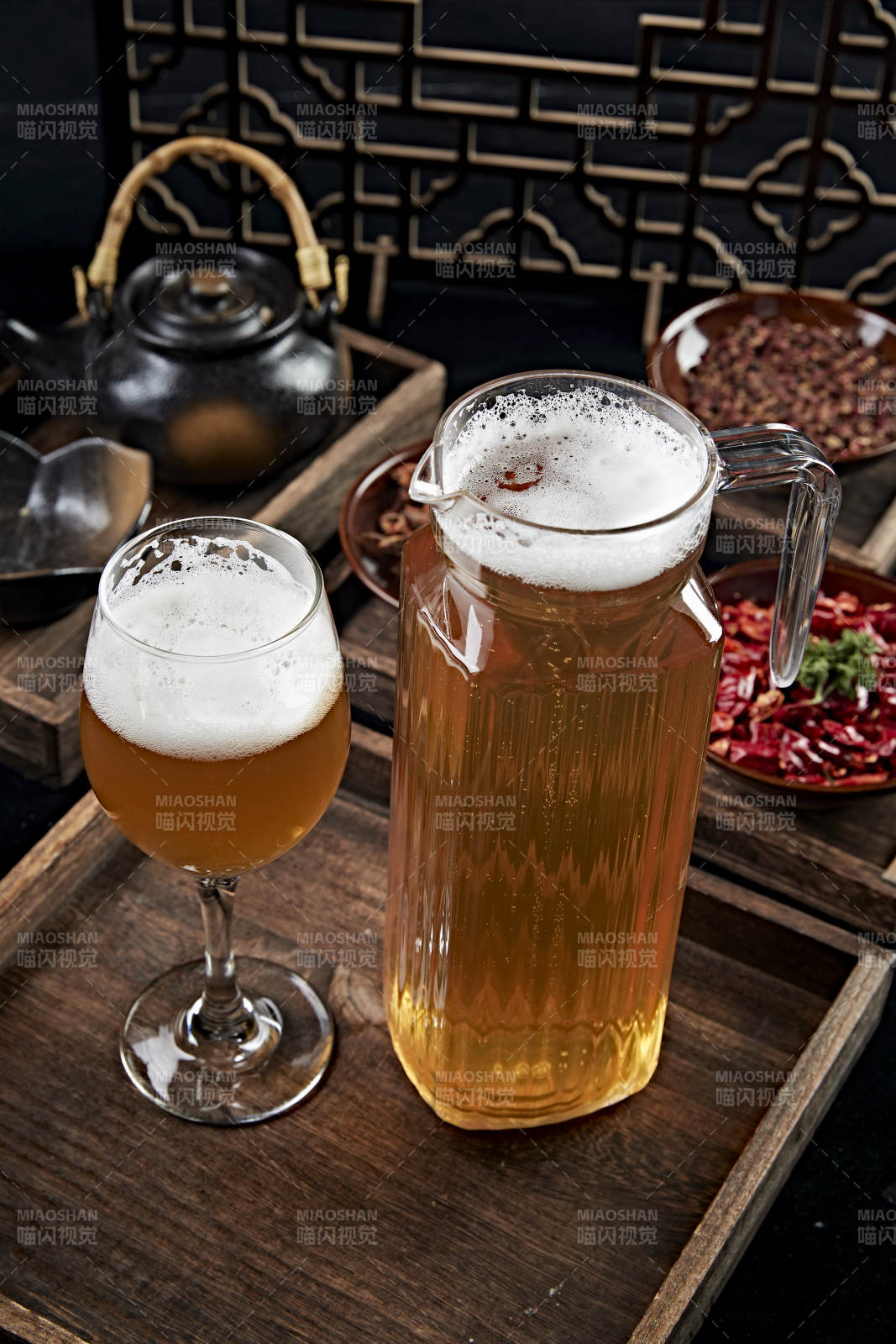 夏日清凉饮品啤酒