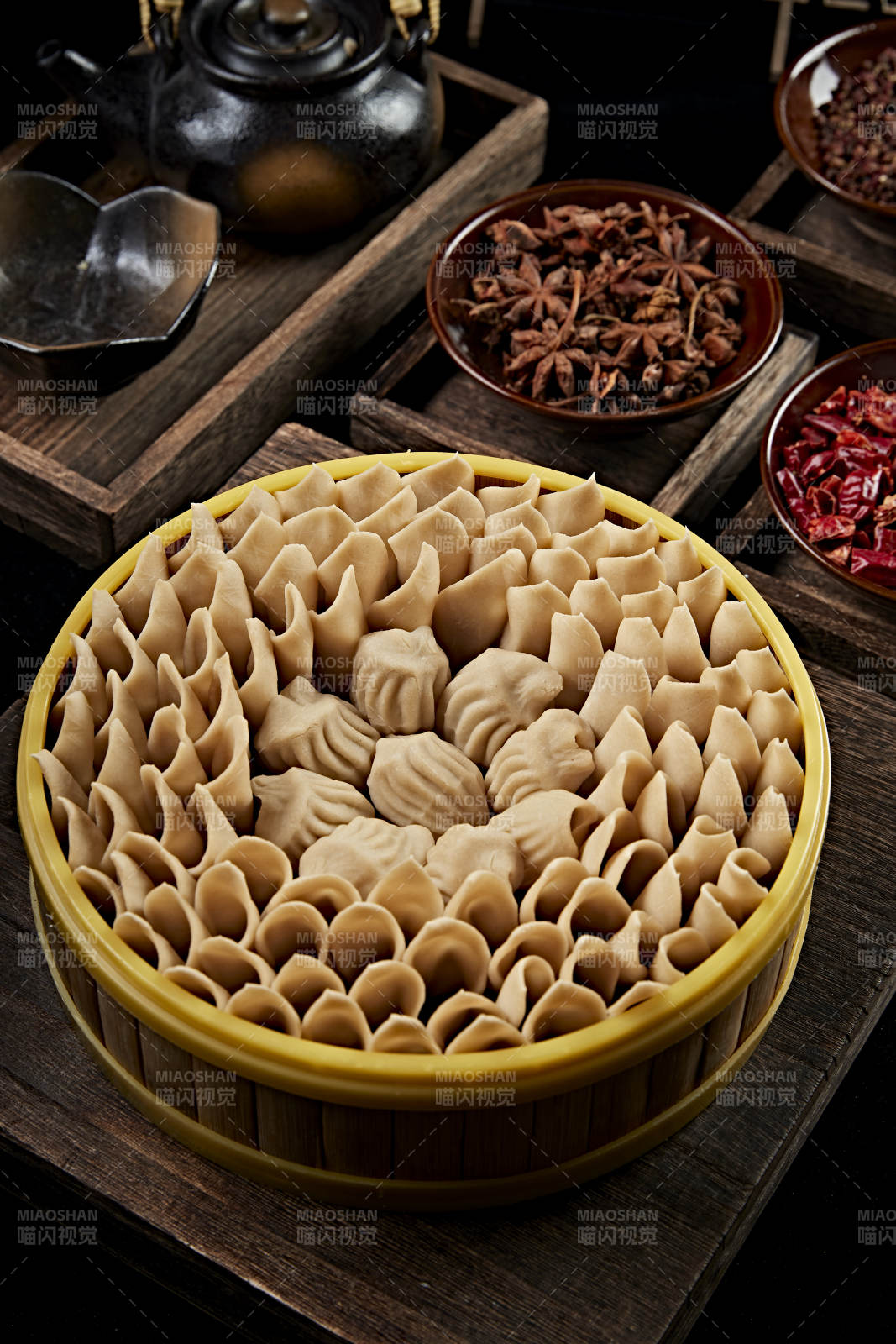 張家口地區特色美食壩上莜面組合餐