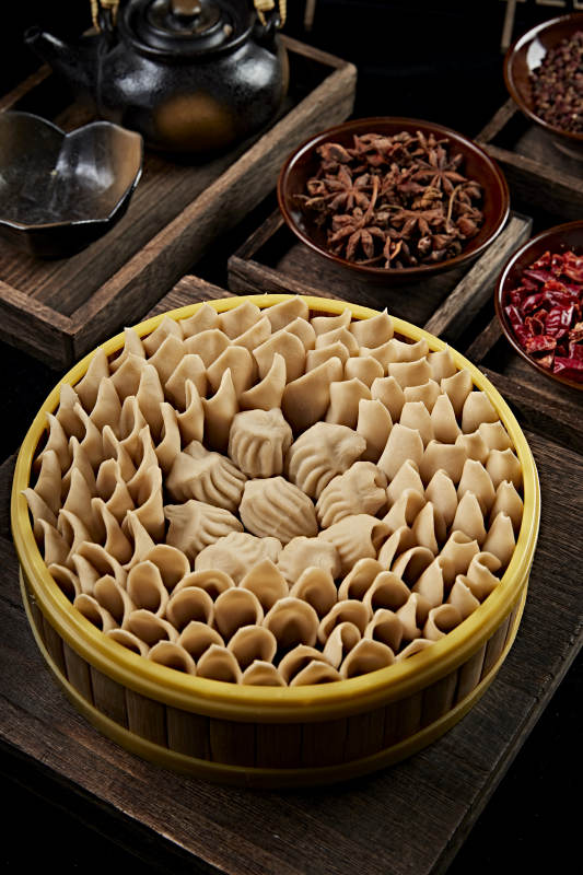 張家口地區特色美食壩上莜面組合餐