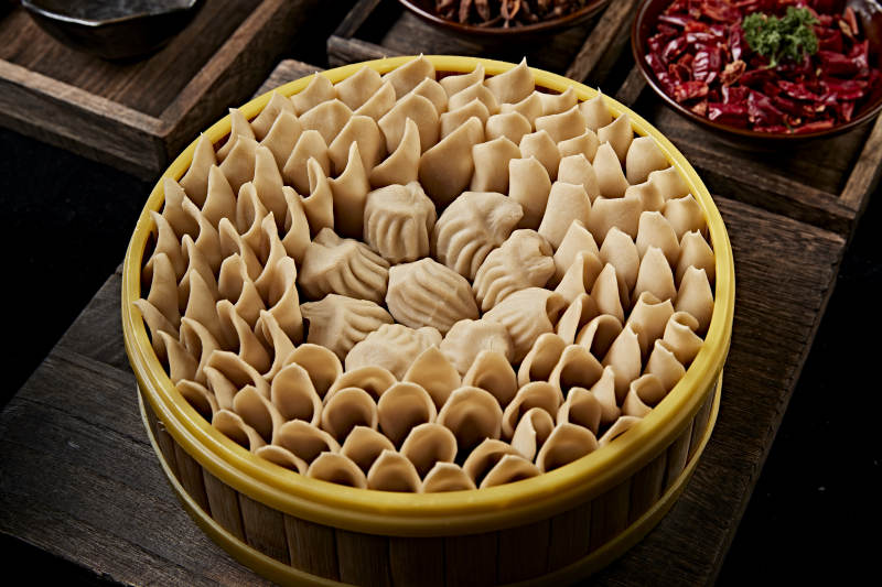 張家口地區特色美食壩上莜面組合餐